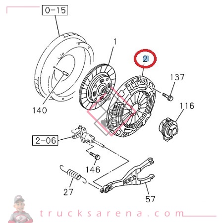 [ISU 8972596930] Mecanisme embrayage - ISUZU PARTS
