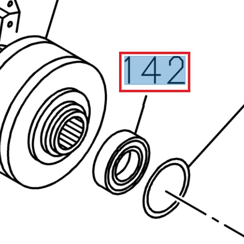 [ISU 8973267880] Ball bearing - ISUZU PARTS