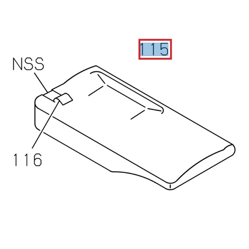 [ISU 8974650461] Passenger seat cushion - ISUZU PARTS