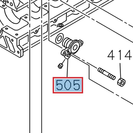[ISU 8976074090] Water supply connector - ISUZU PARTS