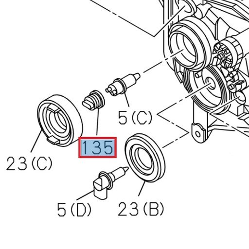 [ISU 8980114760] Headlight bulb socket - ISUZU PARTS
