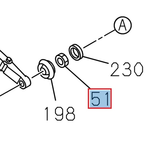 [ISU 8980291670] Nut M24 - ISUZU PARTS