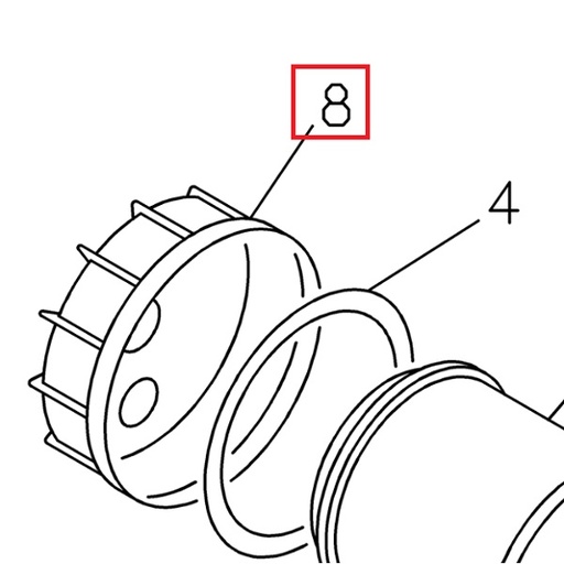 [ISU 8980504341] Couvercle de filtre à air - ISUZU PARTS