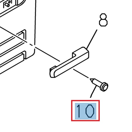 [ISU 8980598720] Screw M6 x 30 - ISUZU PARTS