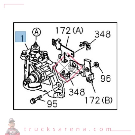 [ISU 8981102206] Boitier de direction - ISUZU PARTS