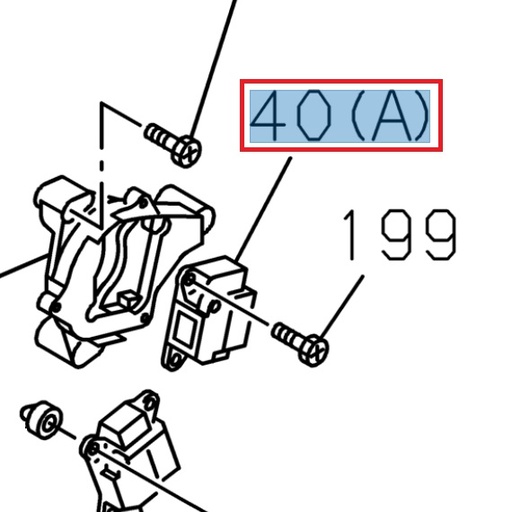 [ISU 8981393850] Heater box actuator - ISUZU PARTS