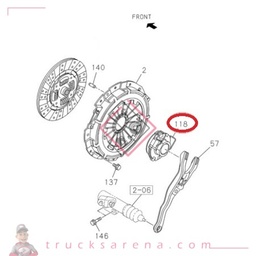 [ISU 8981698261] Butée embrayage - ISUZU PARTS