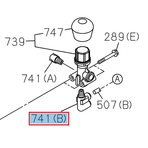 [ISU 8981797080] Connector for shift control valve - ISUZU PARTS