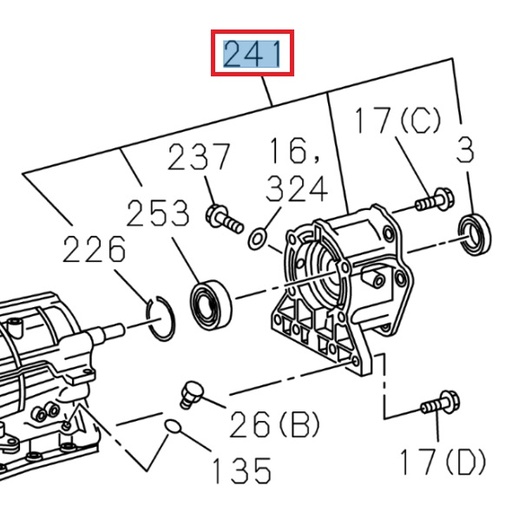 [ISU 8981897880] Fond de carter de boîte automatique, complet - ISUZU PARTS