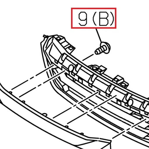 [ISU 8981938720] Screw M4 x 12 - ISUZU PARTS
