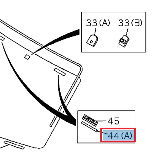 [ISU 8981942010] Accessoire pare brise - ISUZU PARTS