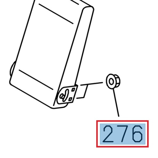 [ISU 8982246040] Nut M6 - ISUZU PARTS