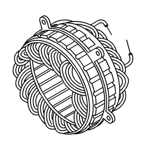 [ISU 8982738190] Stator, alternator - ISUZU PARTS