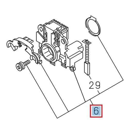 [ISU 8982738250] Régulateur de tension d'alternateur - ISUZU PARTS