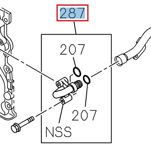 [ISU 8982916632] Raccord de conduite d'eau - ISUZU PARTS