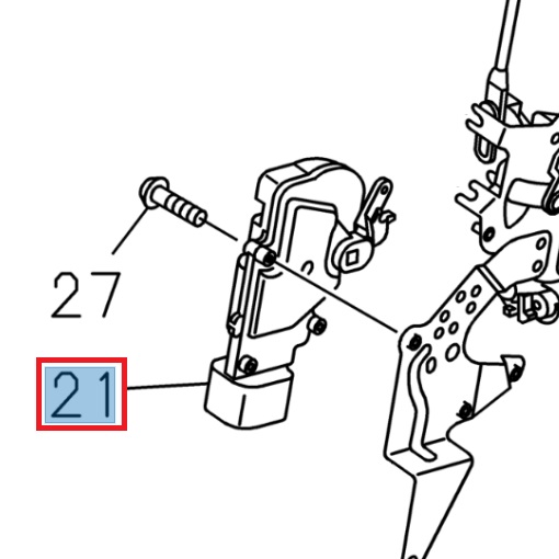 [ISU 8982920180] Left rear door lock actuator - ISUZU PARTS