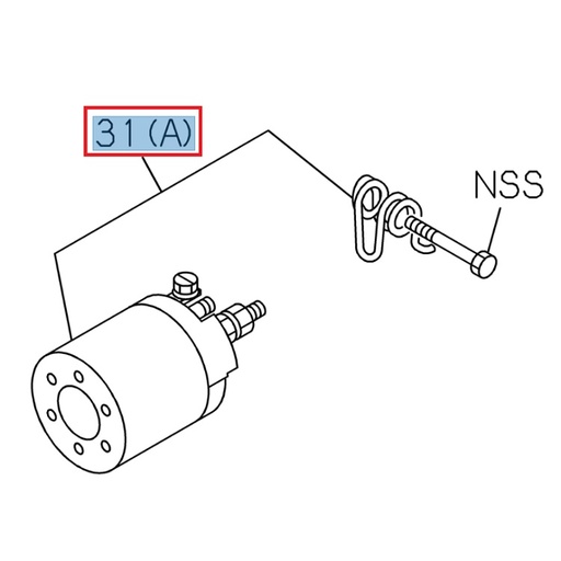 [ISU 8983225490] Starter switch - ISUZU PARTS