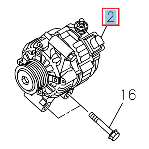 [ISU 8983852180] Alternateur - ISUZU PARTS