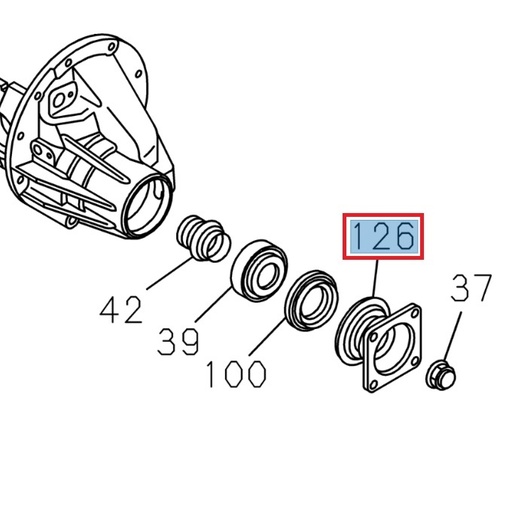 [ISU 8983980750] Coupling for drive pinion - ISUZU PARTS