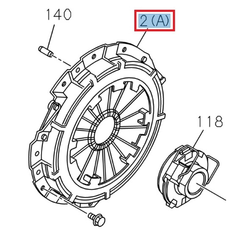 [ISU 8983989321] Clutch mechanism - ISUZU PARTS