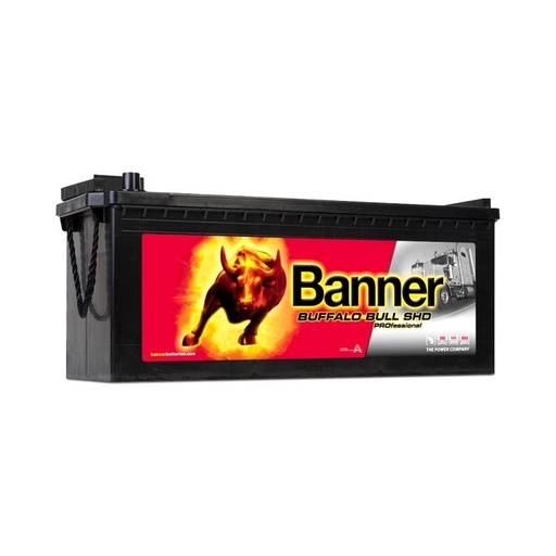 [BAN 680 08] Batterie 12V 180Ah, 513 x 223 x 220, BUFFALO BULL SHD - BANNER