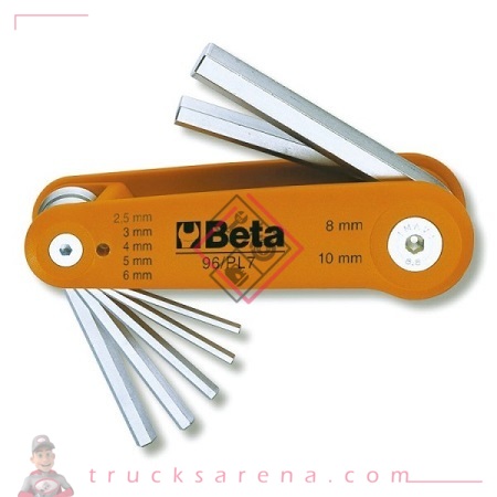 [BET 000960368] Jeu de 7 clés mâles 6 pans 96/BG7 - BETA TOOLS