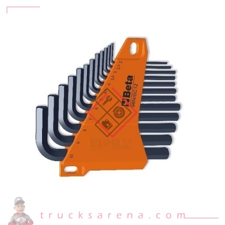 [BET 000960661] Jeu de 12 clés mâles 6 pans 96N/SC12 - BETA TOOLS