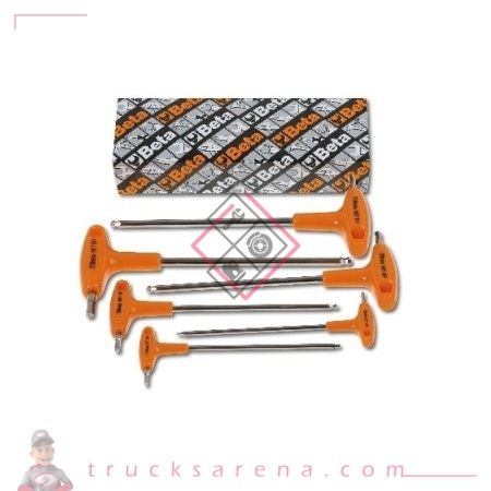 [BET 000960694] Jeu de 6 clés mâles 6 pans en T 96TBP/S6 - BETA TOOLS