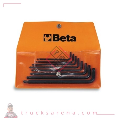 [BET 000970260] Jeu de 8 clés mâles Tamper Torx 97RTX/B8 - BETA TOOLS