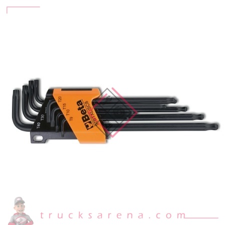 [BET 000970364] Jeu de 8 clés pour vis Torx 97BTXL/SC8 - BETA TOOLS