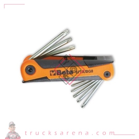 [BET 000970368] Jeu de 8 clés pour vis Torx 97TX/BG8 - BETA TOOLS