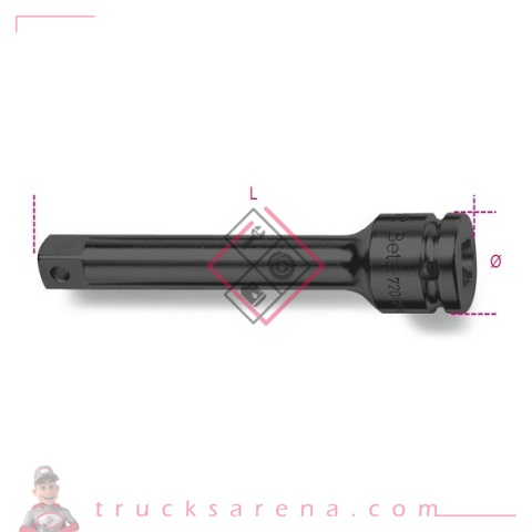 [BET 007100823] Rallonge carré mâle et femelle 3/8" 710/21 - BETA TOOLS