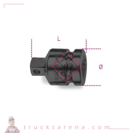 [BET 007200810] Réducteur femelle 1/2" et mâle 3/8" 720/15 - BETA TOOLS