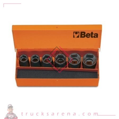 [BET 007200910] Set of 6 impact socket 720/C6 - BETA TOOLS