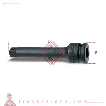 [BET 007280825] Rallonge mâle et femelle 3/4" 728/22 - BETA TOOLS