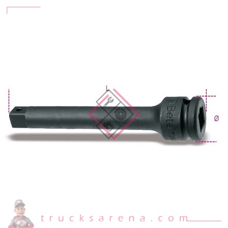 [BET 007280826] Rallonge mâle et femelle 3/4" 728/22L - BETA TOOLS