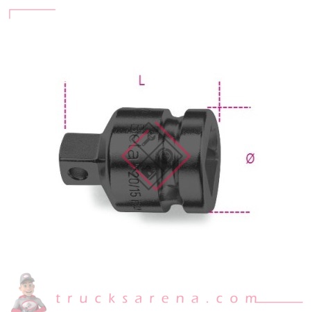 [BET 007300810] Réducteur carré 1, 1/2" 730/15 - BETA TOOLS