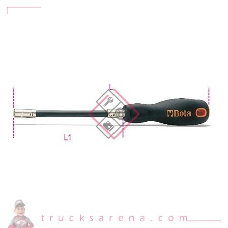 [BET 008970010] Tournevis porte-embouts flexible 897 - BETA TOOLS