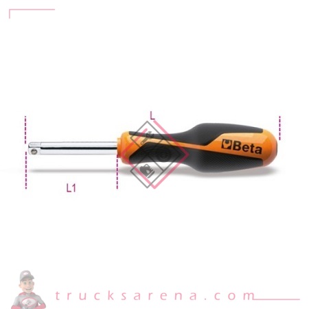 [BET 009000833] Poignée carré mâle 1/4" 900BG/30C - BETA TOOLS