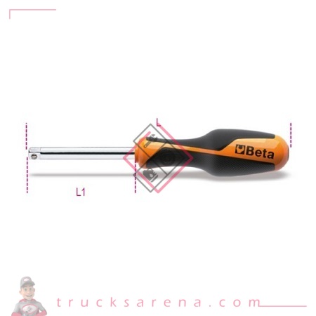 [BET 009000834] Poignée carré mâle 1/4" 900BG/30 - BETA TOOLS