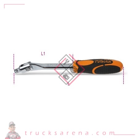 [BET 009000840] Poignée articulée carré mâle 1/4" 900/35A - BETA TOOLS