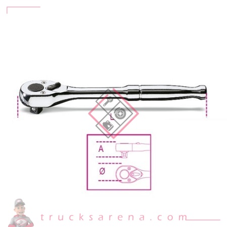 [BET 009000905] Cliquet carré mâle 1/4" 900M/55 - BETA TOOLS