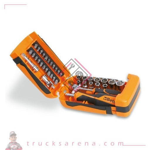 [BET 009000937] Composition de 11 douilles, 21 embouts et 7 accessoires 900/C39 - BETA TOOLS
