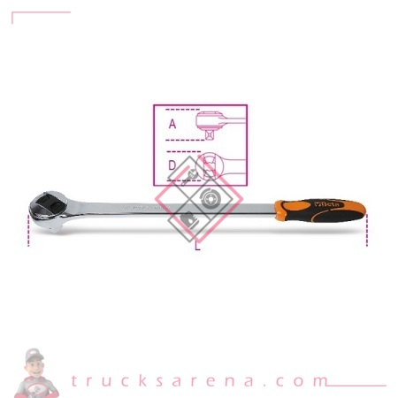 [BET 009280862] Cliquet réversible carré mâle 3/4' 928/55 - BETA TOOLS