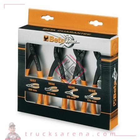 [BET 010310000] Jeu de 4 pinces pour circlips 1031/S4 - BETA TOOLS
