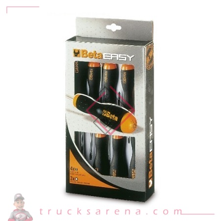 [BET 012030019] Jeu de tournevis EASY plats et cruciformes 1203/D10N - BETA TOOLS