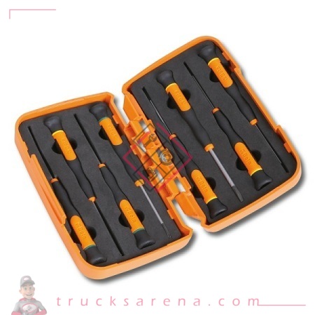 [BET 012570210] Jeu de micro-tournevis cruciformes et plats 1257LPH/S8 - BETA TOOLS