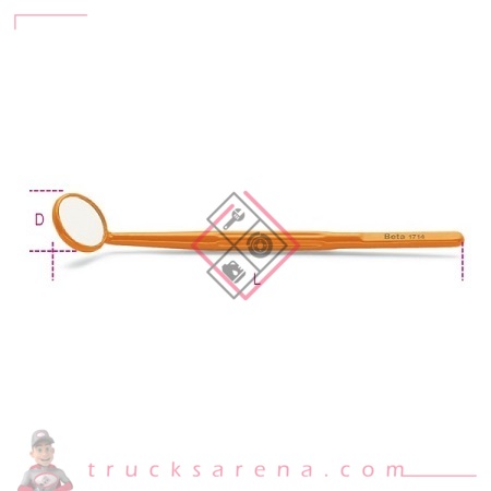[BET 017140001] Miroir d'inspection en plastique 1714 - BETA TOOLS