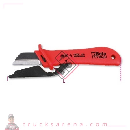 [BET 017770011] Couteau d'électricien avec dénudeur isolé 1777MQ/U - BETA TOOLS