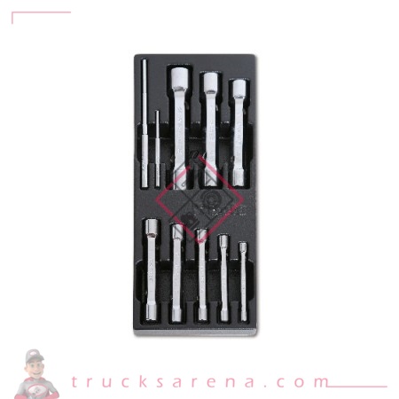[BET 024240073] Composition clés en tube et broches plateau rigide 8 pièces T73 - BETA TOOLS
